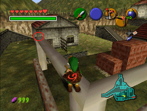 Wonderitem on the Kakariko construction site