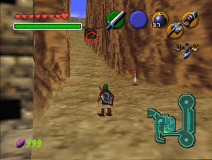 Gerudo Fortress archery sign wonderitem