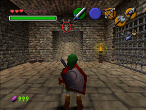 Wonderitem in the skull at the entrance to jail cells