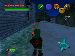 First half of the wonderitems in the castle moat