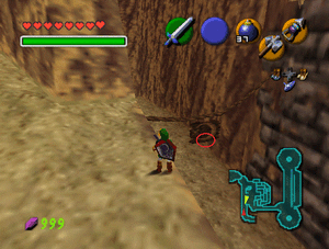 Gerudo Fortress entryway sign wonderitem